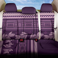 Purple Samoa Siapo Teuila Flowers Back Car Seat Cover LT14 One Size Purple - Polynesian Pride