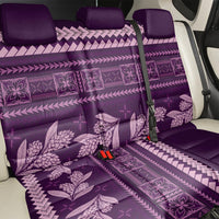 Purple Samoa Siapo Teuila Flowers Back Car Seat Cover LT14 - Polynesian Pride