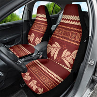 Red Samoa Siapo Teuila Flowers Car Seat Cover LT14 - Polynesian Pride
