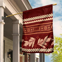 Red Samoa Siapo Teuila Flowers Garden Flag