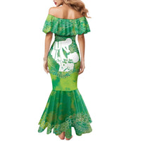 Green Polynesia Father's Day Mermaid Dress Dad You Are My Hero