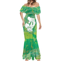 Green Polynesia Father's Day Mermaid Dress Dad You Are My Hero