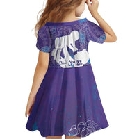 Purple Polynesia Father's Day Family Matching Puletasi and Hawaiian Shirt Dad You Are My Hero