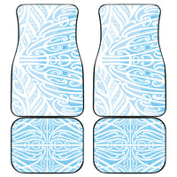Blue New Zealand Puhoro Maori Tattoo Car Mats