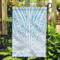 Blue New Zealand Puhoro Maori Tattoo Garden Flag