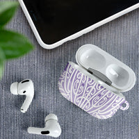 Purple New Zealand Puhoro Maori Tattoo AirPods Case