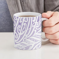 Purple New Zealand Puhoro Maori Tattoo Ceramic Mug