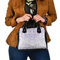 Purple New Zealand Puhoro Maori Tattoo Shoulder Handbag