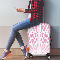Pink New Zealand Puhoro Maori Tattoo Luggage Cover