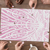 Pink New Zealand Puhoro Maori Tattoo Puzzle