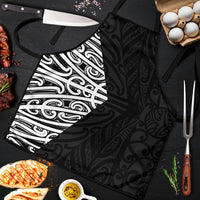 Black New Zealand Puhoro Maori Tattoo Apron