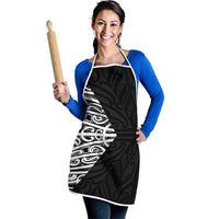 Black New Zealand Puhoro Maori Tattoo Apron