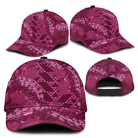 Pink Aloha Hawaii Classic Cap Hawaiian Kakau Ohia Lehua Lei - Polynesian Pride