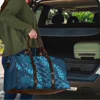 Naval Night Aloha Hawaii Travel Bag Hawaiian Kakau Ohia Lehua Lei - Polynesian Pride