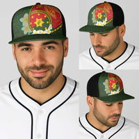 PNG Isten Hailans Provins Baseball Net Cap Papua New Guinea Plumeria Melanesian Pattern - Polynesian Pride