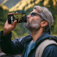 Personalised PNG Sauten Hailans 4 in 1 Can Cooler Tumbler Papua New Guinea Plumeria Melanesian Pattern - Polynesian Pride