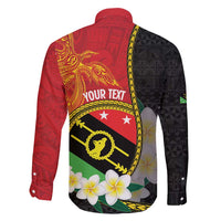 Personalised PNG Sauten Hailans Family Matching Summer Maxi Dress and Hawaiian Shirt Papua New Guinea Plumeria Melanesian Pattern - Polynesian Pride