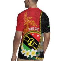 Personalised PNG Sauten Hailans Rugby Jersey Papua New Guinea Plumeria Melanesian Pattern - Polynesian Pride