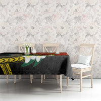 Personalised PNG Sauten Hailans Tablecloth Papua New Guinea Plumeria Melanesian Pattern - Polynesian Pride