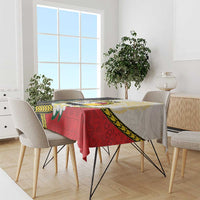 Personalised PNG Madang Provins Tablecloth Papua New Guinea Plumeria Melanesian Pattern - Polynesian Pride