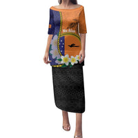 Personalised PNG Niu Ailan Family Matching Puletasi and Hawaiian Shirt Papua New Guinea Plumeria Melanesian Pattern - Polynesian Pride