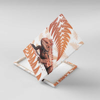 Red New Zealand Tuatara Canvas Wall Art Aotearoa Sphenodon Punctatus Silver Fern