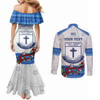 personalised-fiji-holy-cross-college-couples-matching-mermaid-dress-and-long-sleeve-button-shirts-happy-50th-anniversary-fijian-tagimoucia-tapa-pattern
