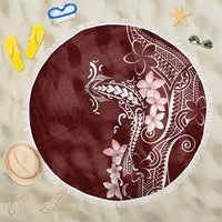 Oxblood Hawaii Beach Blanket Hammerhead Shark Tattoo Curve Polynesian - Polynesian Pride