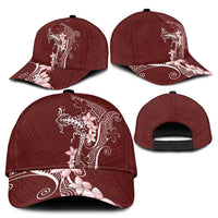 Oxblood Hawaii Classic Cap Hammerhead Shark Tattoo Curve Polynesian - Polynesian Pride