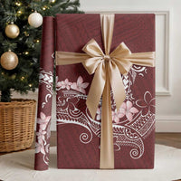 Oxblood Hawaii Wrapping Paper Hammerhead Shark Tattoo Curve Polynesian - Polynesian Pride