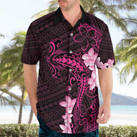 Pink Hawaii Hawaiian Shirt Hammerhead Shark Tattoo Curve Polynesian - Polynesian Pride