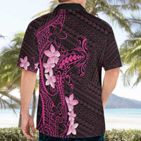 Pink Hawaii Hawaiian Shirt Hammerhead Shark Tattoo Curve Polynesian - Polynesian Pride
