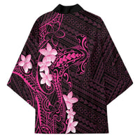Pink Hawaii Kimono Hammerhead Shark Tattoo Curve Polynesian - Polynesian Pride