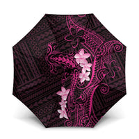Pink Hawaii Umbrella Hammerhead Shark Tattoo Curve Polynesian - Polynesian Pride