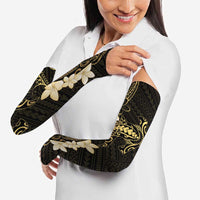 Black and Gold Hawaii Arm Sleeves Hammerhead Shark Tattoo Curve Polynesian - Polynesian Pride