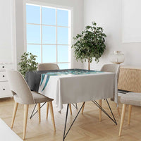 Proud Aotearoa Tablecloth Maori Silver Fern Mix Paua Shell Pattern LT14 - Polynesian Pride