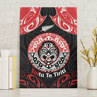 Aotearoa Toitu Te Tiriti Canvas Wall Art Haka Tiki Honour The Treaty