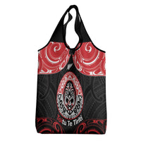 Aotearoa Toitu Te Tiriti Grocery Bag Haka Tiki Honour The Treaty