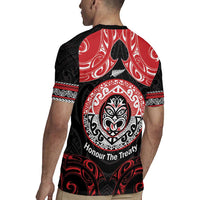 Aotearoa Toitu Te Tiriti Rugby Jersey Haka Tiki Honour The Treaty LT14 - Polynesian Pride