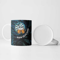 Personalized New Zealand Darts Beer Ceramic Mug Paua Shell Aotearoa Maori Tattoo LT14 - Polynesian Pride