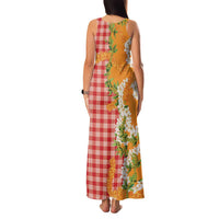 Prince Kuhio Aloha Hawaii Family Matching Tank Maxi Dress and Hawaiian Shirt Plumeria Ilima Lei Palaka Motifs LT14 - Polynesian Pride