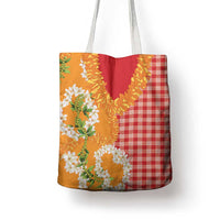 Prince Kuhio Aloha Hawaii Tote Bag Plumeria Ilima Lei Palaka Motifs LT14 - Polynesian Pride