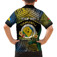 Personalised Malampa Day Family Matching Summer Maxi Dress and Hawaiian Shirt Vanuatu Provinces Polynesian Pattern LT14 - Polynesian Pride