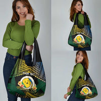 Personalised Malampa Day Grocery Bag Vanuatu Provinces Polynesian Pattern LT14 - Polynesian Pride