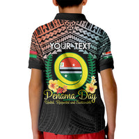 Personalised Penama Day Kid Polo Shirt Vanuatu Provinces Polynesian Pattern LT14 - Polynesian Pride