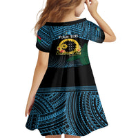 Personalised Sanma Day Family Matching Off Shoulder Maxi Dress and Hawaiian Shirt Vanuatu Provinces Polynesian Pattern LT14 - Polynesian Pride