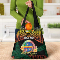 Personalised Tafea Day Grocery Bag Vanuatu Provinces Polynesian Pattern LT14 - Polynesian Pride