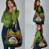 Personalised Tafea Day Grocery Bag Vanuatu Provinces Polynesian Pattern LT14 - Polynesian Pride