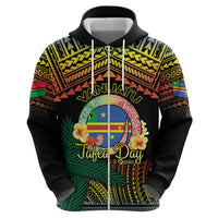 Personalised Tafea Day Hoodie Vanuatu Provinces Polynesian Pattern