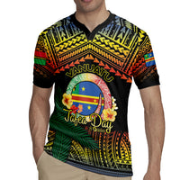 Personalised Tafea Day Rugby Jersey Vanuatu Provinces Polynesian Pattern